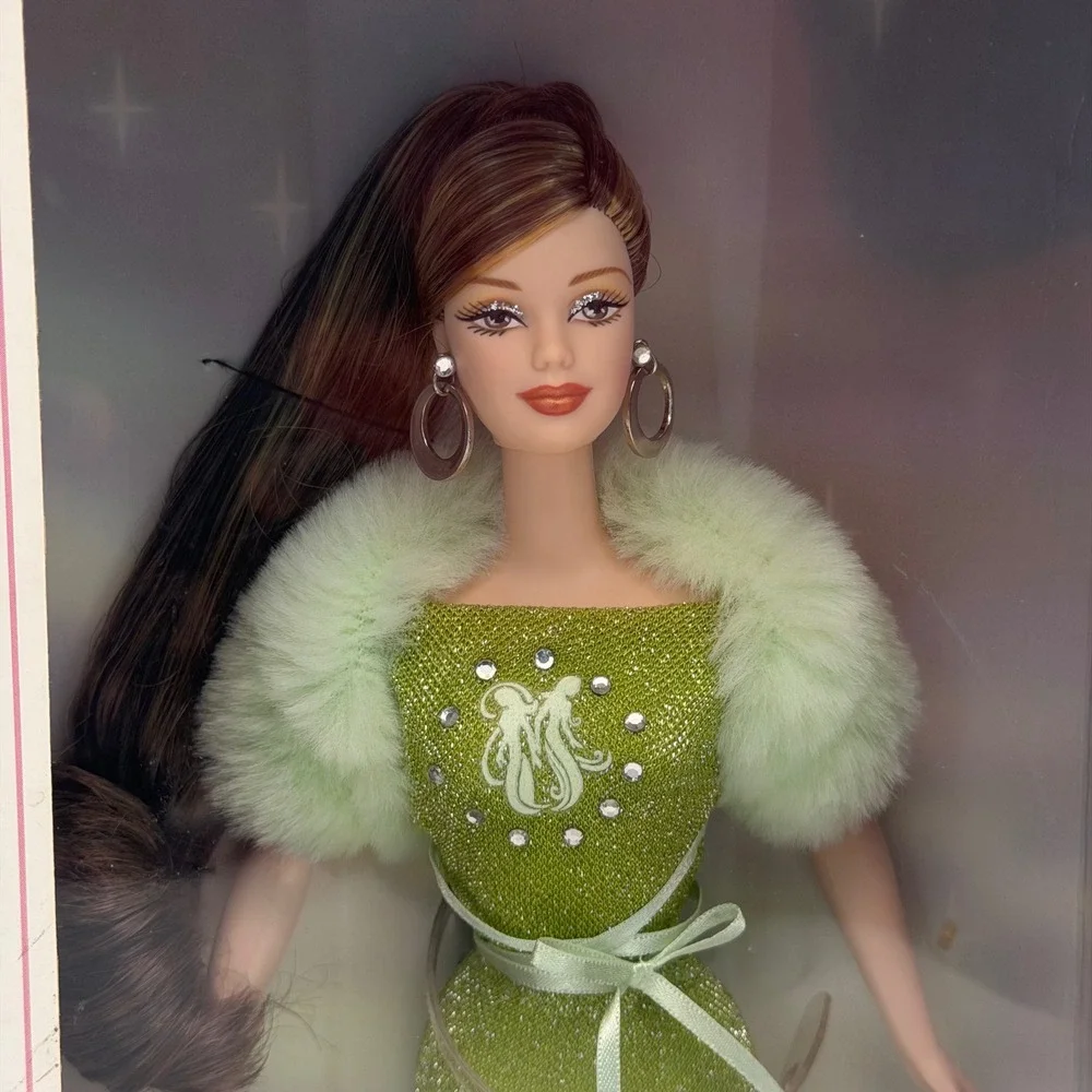 Vintage 2004 Gemini Barbie Fashion Doll Zodiac Collection Pink Label Mattel